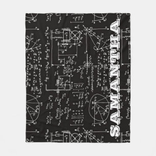 オタク系のな数学の数学のパーソナライズなサイズS-L フリースブランケット