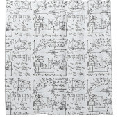 オタク系のな数学の数学 シャワーカーテン (正面)