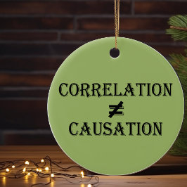 オタク系のな科学者 セラミックオーナメント