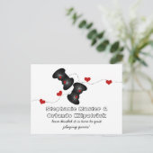 オタク系のゲーマー日付はがき、ダークゲームを保存 案内ポストカード (スタンド正面)