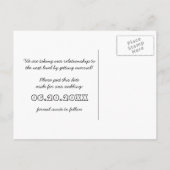 オタク系のゲーマー日付ポストカードの保存 案内ポストカード (裏面)