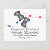 オタク系のゲーマー日付ポストカードの保存 案内ポストカード (正面)