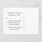 オタク系のゲーマーRSVPポストカードダーク(青/ピンク) インビテーションポストカード (裏面)