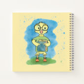 オタク系のダックリングイエローキッドスパイラルノート ノートブック (裏面)