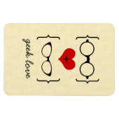 オタク系のメガネプレミアム磁石 マグネット (横)