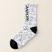 オタク系の数学パーソナライズされた ソックス (左外側)