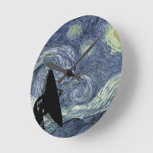 オタク系の時計 ラウンド壁時計 (傾斜)