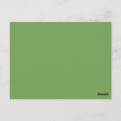 オタク系の眼鏡テーブル番号葉書 ポストカード (裏面)