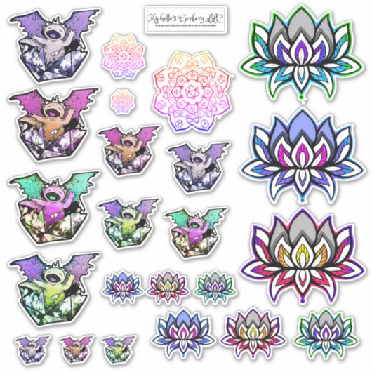 オタク系の シール (正面)