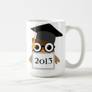 オタク系の・フクロウ(Grad Cap Class of Saultion Mug) コーヒーマグカップ