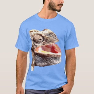 オタク系のChameleonクローズアップ写真ベクトルカットアウト Tシャツ