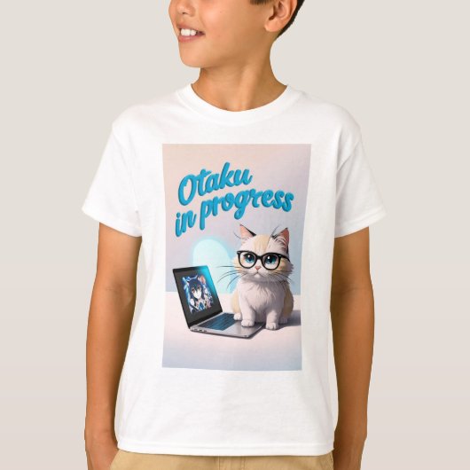 オタク進行中。 Tシャツ (正面)