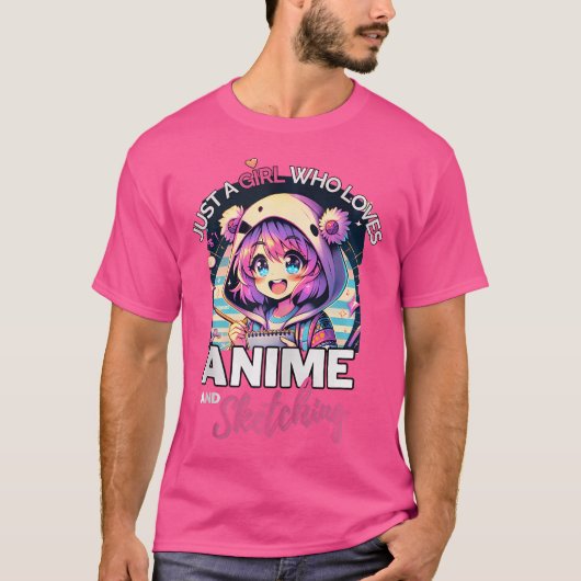 オタク・アニメ Tシャツ (正面)