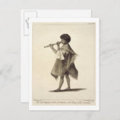 オタハイテの先住民、ラッド・タイヨタのドレス ポストカード (正面/裏面)