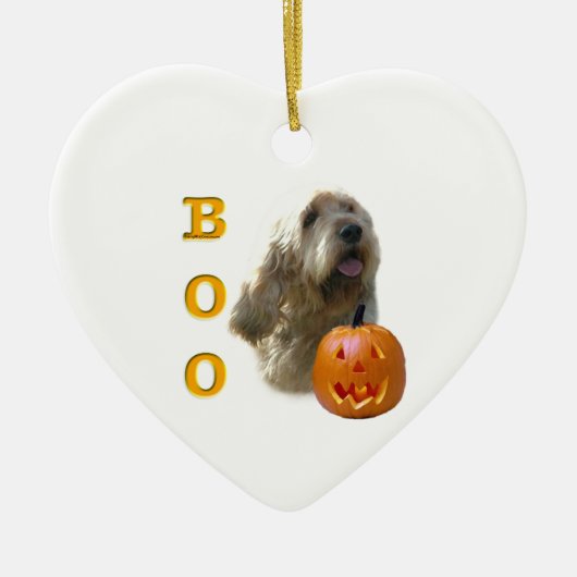 オタハウンドハロウィーンBOO セラミックオーナメント (正面)