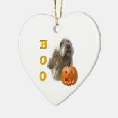 オタハウンドハロウィーンBOO セラミックオーナメント (左)