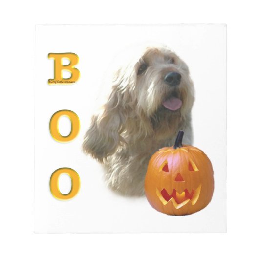 オタハウンドハロウィーンBOO ノートパッド (正面)