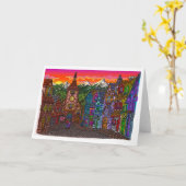 オタラ – グリーティングカード (黄色い花)