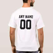 オタワのホッケーの歴史の長袖のTシャツ Tシャツ (裏面)