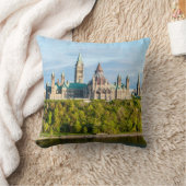 オタワの国会議事堂 – オンタリオ,カナダ クッション (ブランケット)