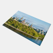 オタワの国会議事堂 – オンタリオ，カナダ ドアマット (アングル)