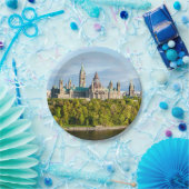 オタワの国会議事堂 – オンタリオ，カナダ ペーパープレート (パーティー)