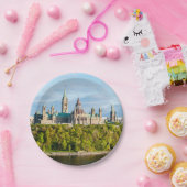 オタワの国会議事堂 – オンタリオ，カナダ ペーパープレート (パーティー)