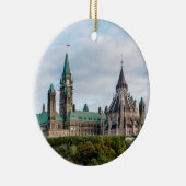 オタワの国会議事堂 セラミックオーナメント (右)