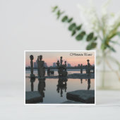 オタワの川の夜明け ポストカード (スタンド正面)