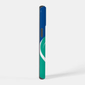 オタワの旗がプリントされたApple iPhone 15 Case-Mate 15ケース (右側面)
