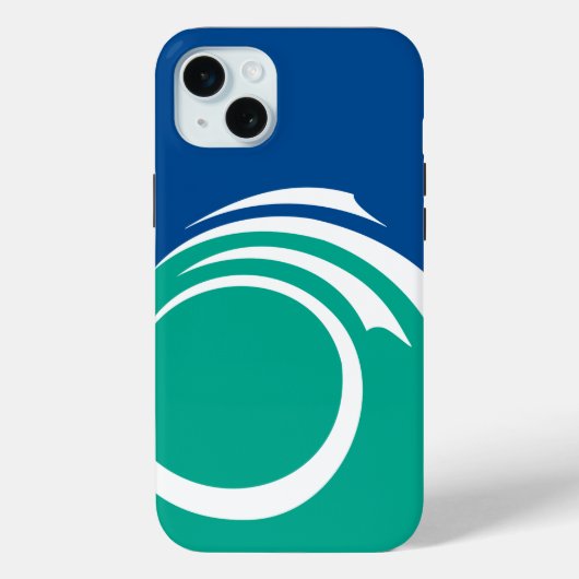 オタワの旗のApple iPhone 15 Plusケース Case-Mate iPhoneケース (裏面)