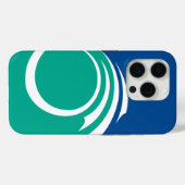 オタワの旗のApple iPhone 15 Pro Case-Mate iPhoneケース (裏面 (横))