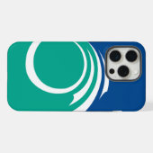 オタワの旗 Apple iPhone 15 Pro Max ケース (裏面横)