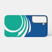 オタワの旗 Samsung Galaxy S22ケース Galaxyケース (裏面横)