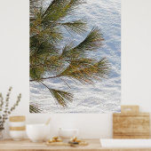 オタワの松の枝と雪。買今 ポスター (キッチン)