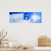 オタワの空に太陽と雲。買今 ポスター (キッチン)