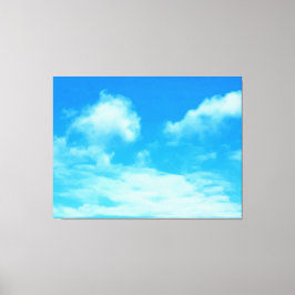 オタワの青空に雲。買今 キャンバスプリント