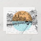 オタワカナダイラストレーション葉書 ポストカード (正面/裏面)