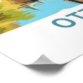 オタワカナダトラベルプリント ポスター (角)