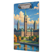 オタワカナダ国会議員建物、シティスカイライン クリップボード (左)