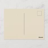 オタワカナダ国会議員建物、シティスカイライン ポストカード (裏面)