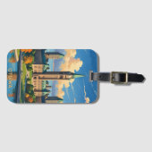 オタワカナダ国会議員建物、シティスカイライン ラゲッジタグ (正面横)