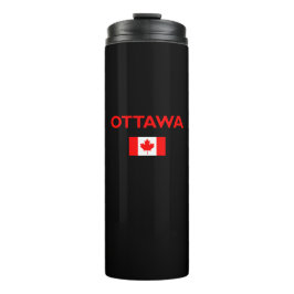 オタワカナダ国旗のダークカラー タンブラー