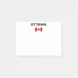 オタワカナダ国旗のライトカラー ポストイット