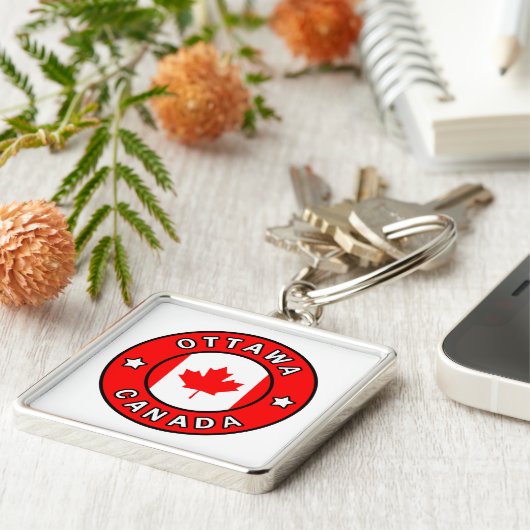 オタワカナダ キーホルダー (側面)