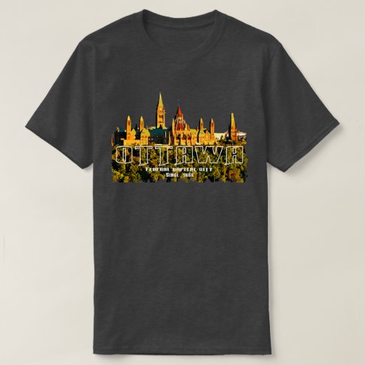 オタワキャピタルシティカナダ Tシャツ (デザイン正面)
