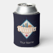 オタワスカイラインオンタリオレトロカナダヴィンテージ 缶クーラー (缶裏面)