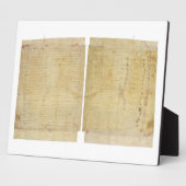 オタワチッペワワヤンドットポタワトミインディアン条約 フォトプラーク (側面)