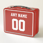 オタワホッケーレッドランチボックス メタルランチボックス (裏面)