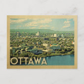 オタワポストカードカナダヴィンテージ旅行 ポストカード (正面)